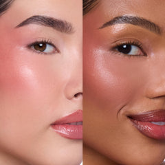 ColourPop swatch of Beach Blvd on arm showing buildable rosy tan payoff benefit