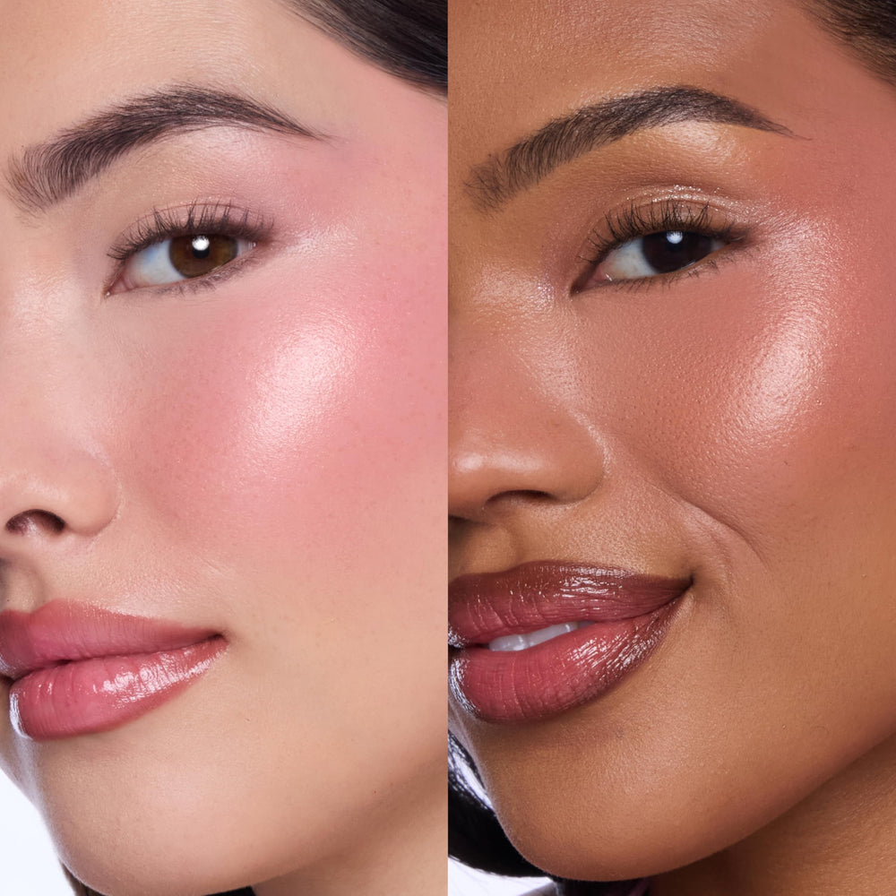 ColourPop Blush Stix swatched on forearm demonstrating buildable, dewy color payoff