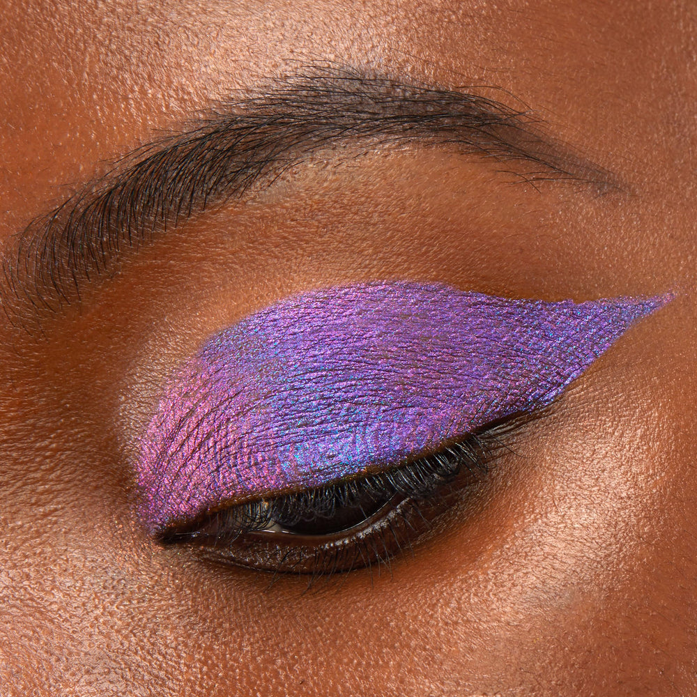 ColourPop close-up of pigment texture highlighting reflective pearl shine