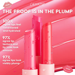 ColourPop click-up tube detail showing convenient mess-free dispensing benefit