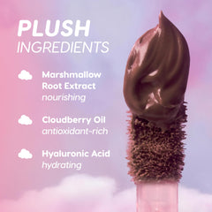 ColourPop packaging box label showing ingredients and travel-ready size benefit