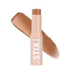 ColourPop bronzer stick front view showing twist-up convenient design and portability