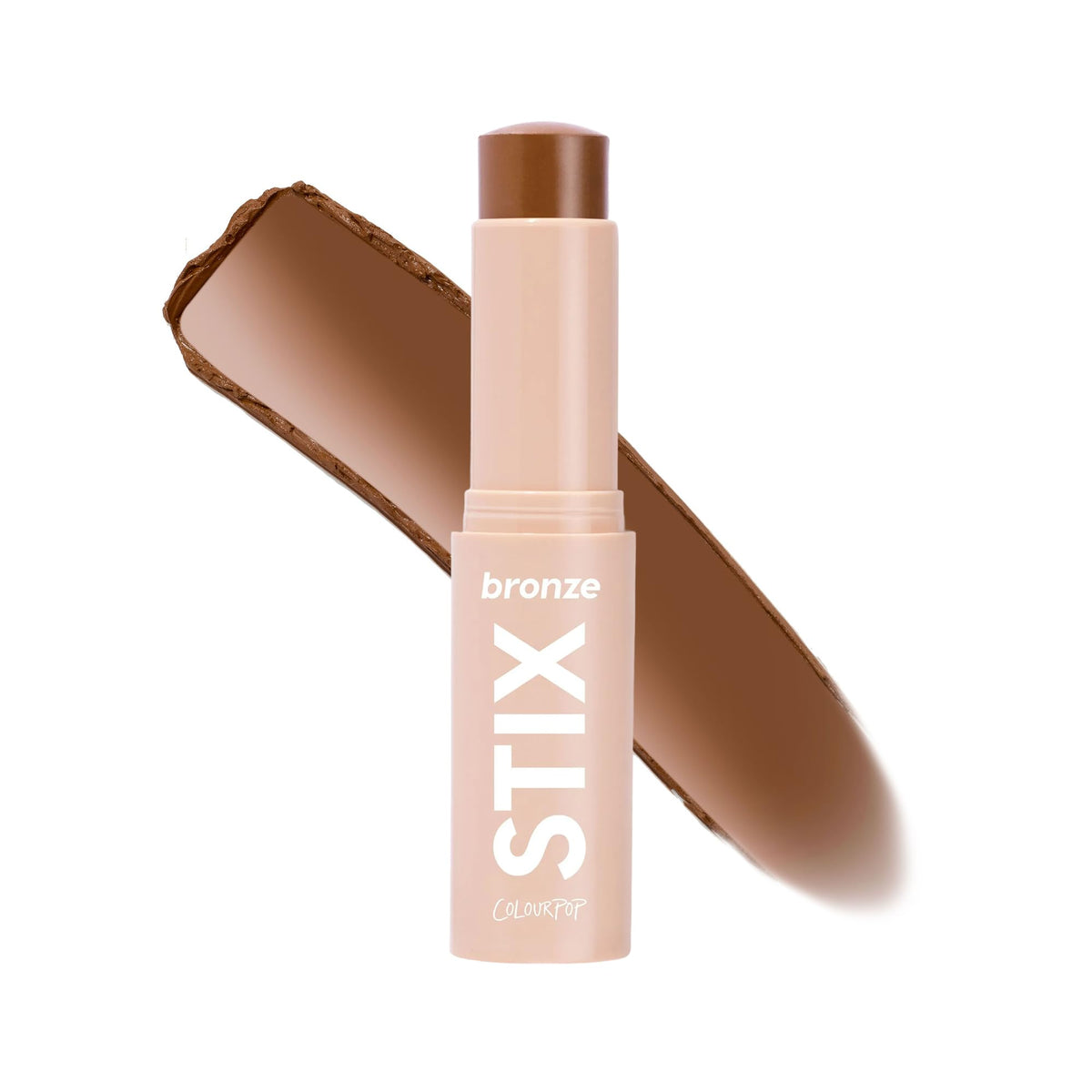 ColourPop front packaging showing compact bronzer stick and branding for travel convenience