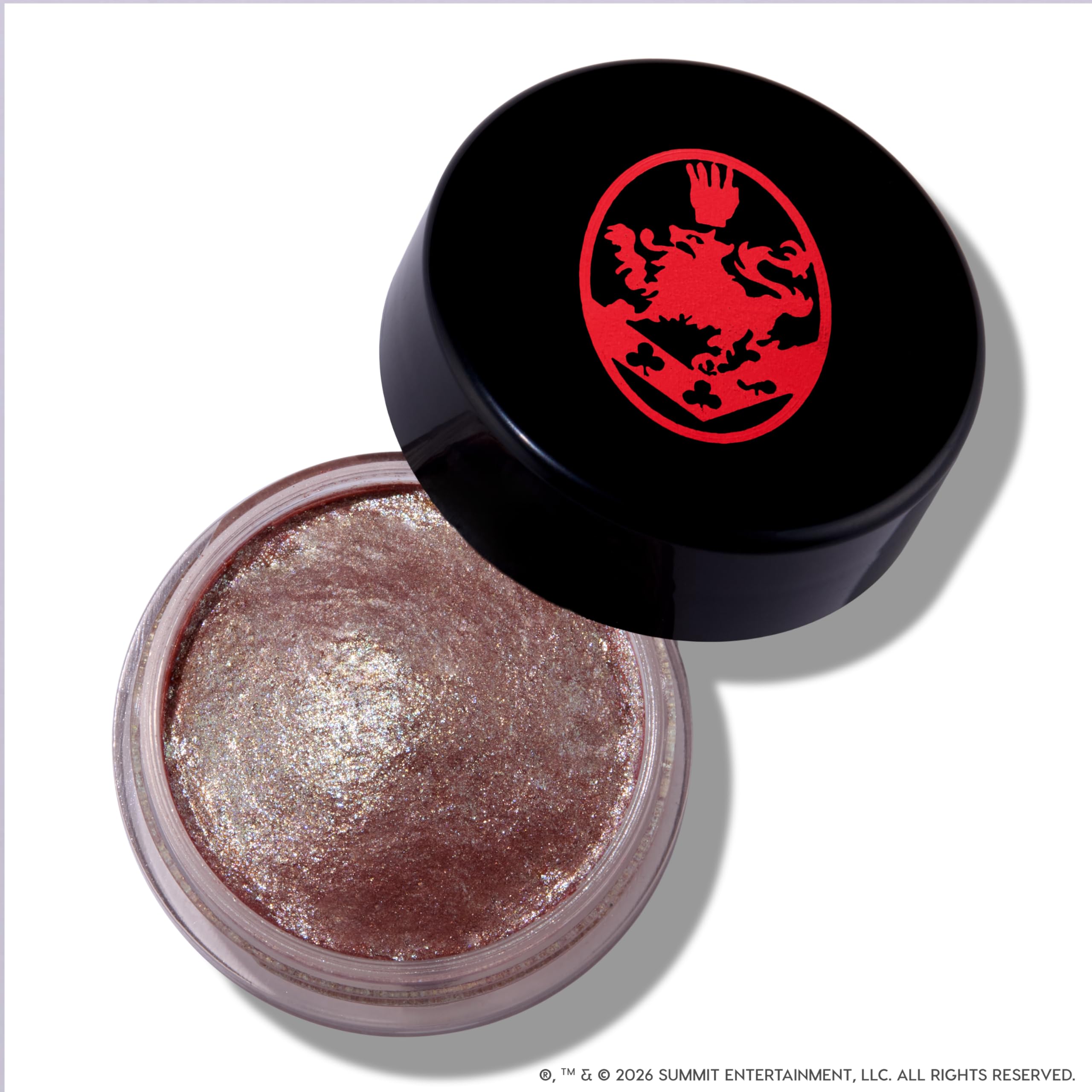 ColourPop Cullen Coven on model for dramatic metallic evening look