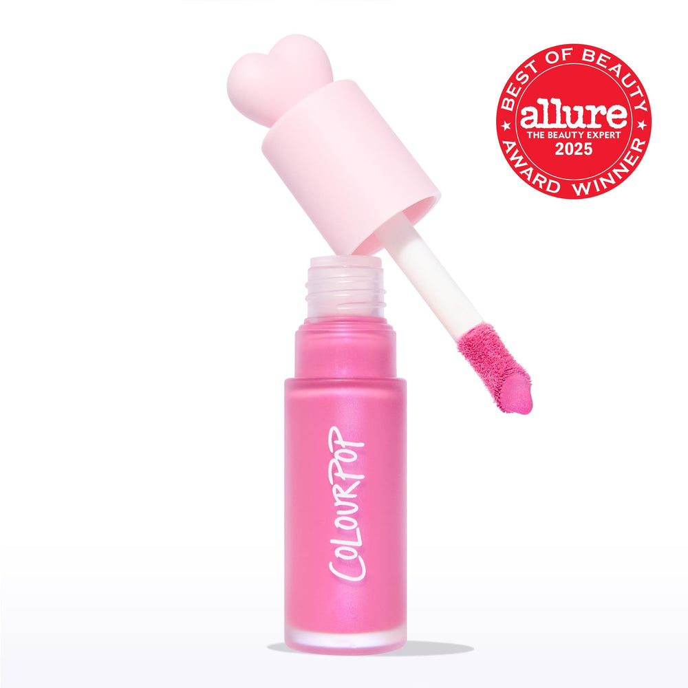 ColourPop doe foot applicator close-up showing plush tip for precise placement