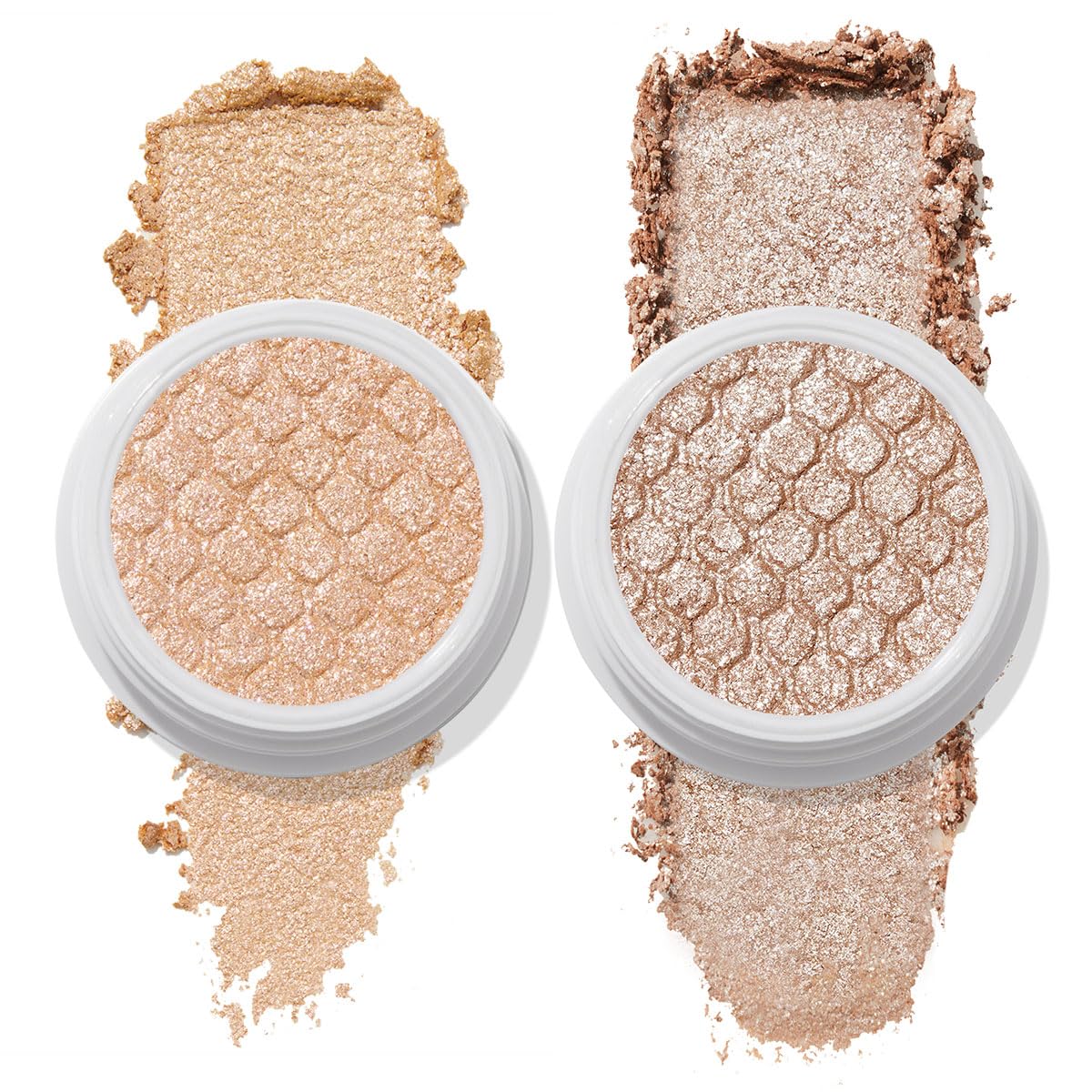 ColourPop compact held between fingers showing product scale and travel-friendly size