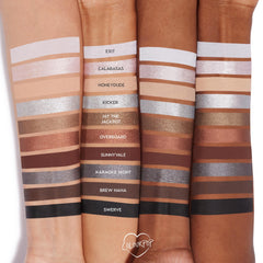 ColourPop Exit in-use creating a sharp wing for long-lasting definition