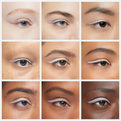 ColourPop Exit matte and metallic swatches highlighting finish options