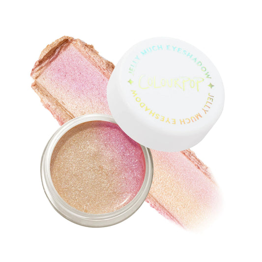 ColourPop Field of Fairies pot front view showing vibrant metallic shade and easy access