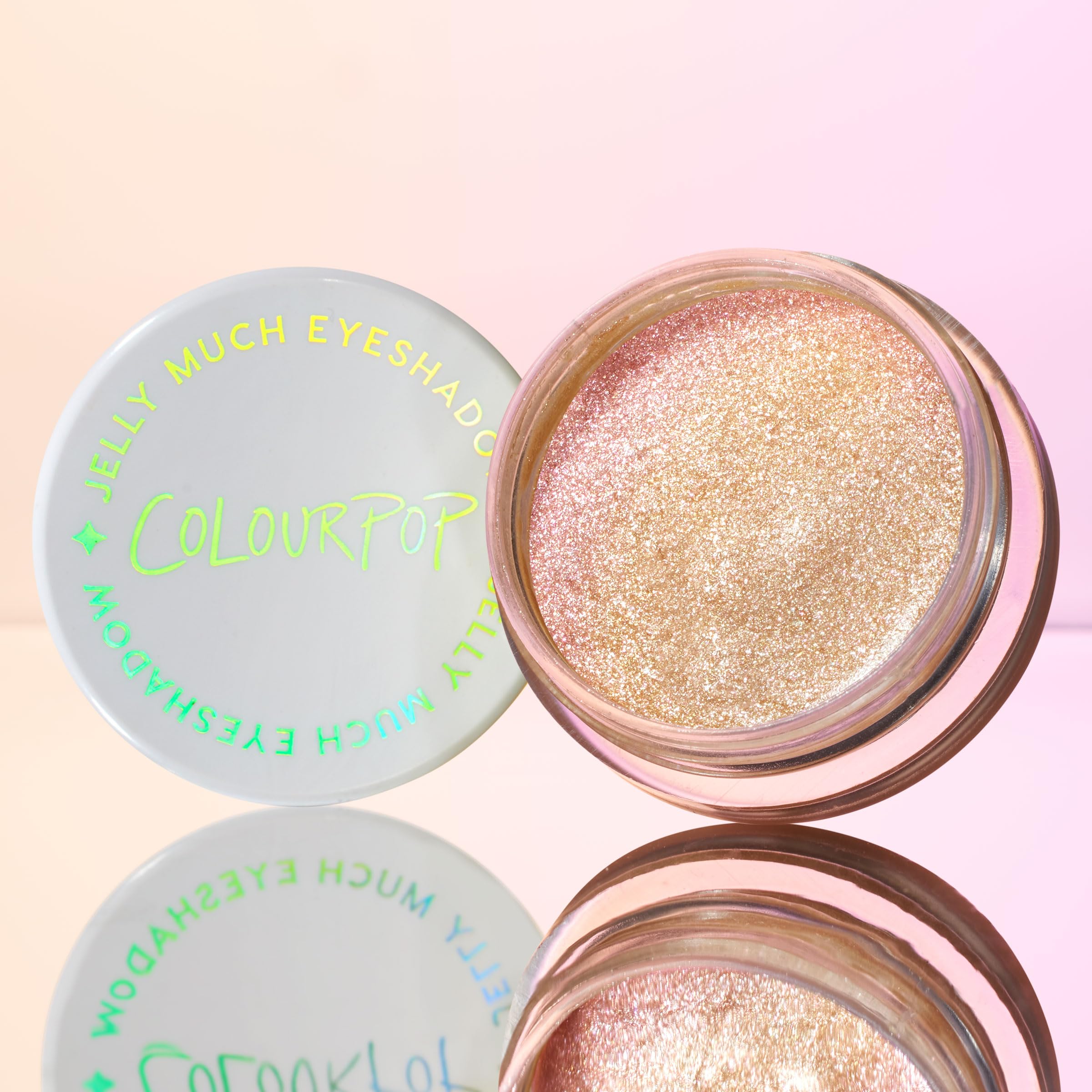 ColourPop Field of Fairies next to a coin showing compact size for travel