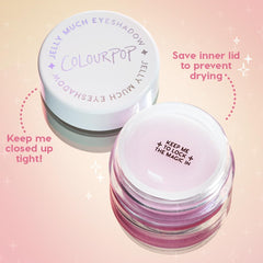 ColourPop Field of Fairies applied on eyelid showing long-wearing glitter finish