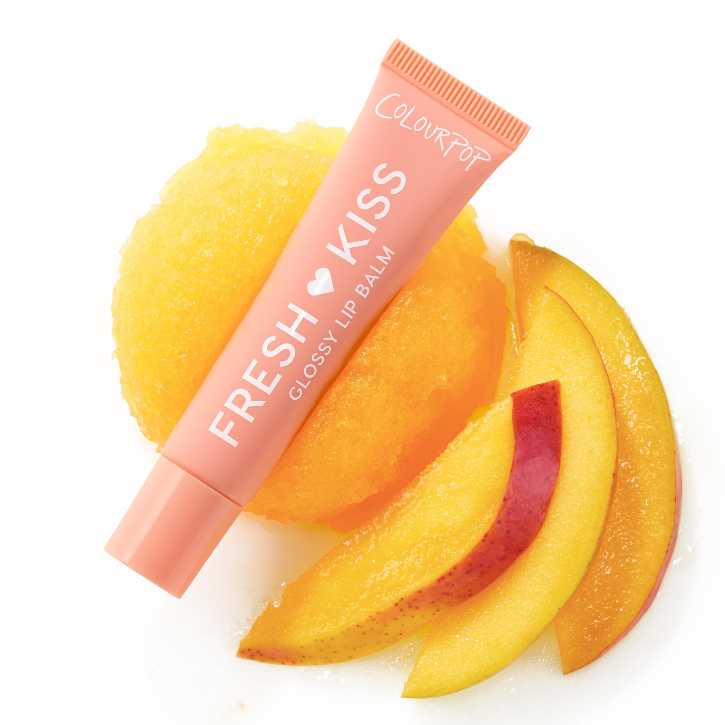 ColourPop Fresh Kiss product on vanity styled scene showing everyday beauty convenience benefit
