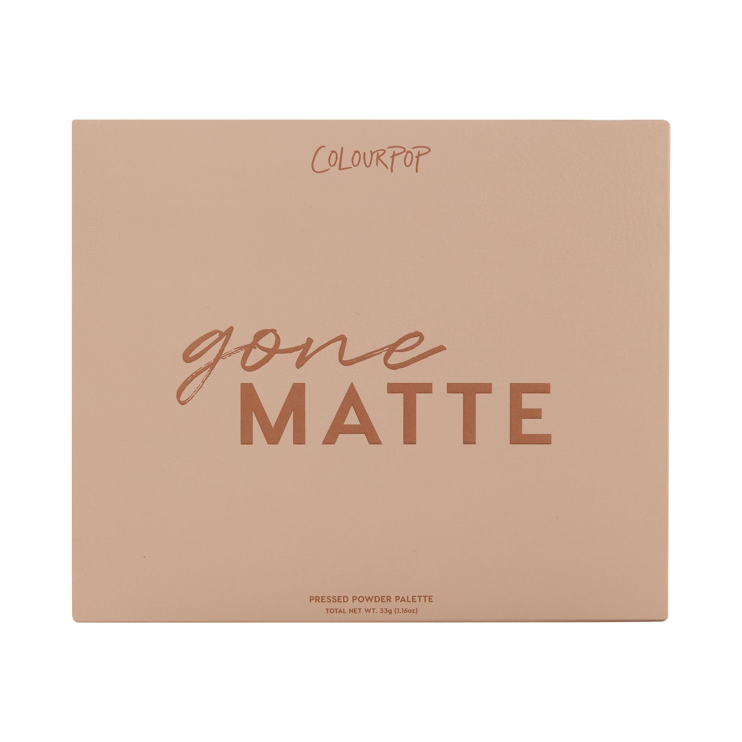 ColourPop gone matte styled on dressing table showing polished evening-ready makeup look