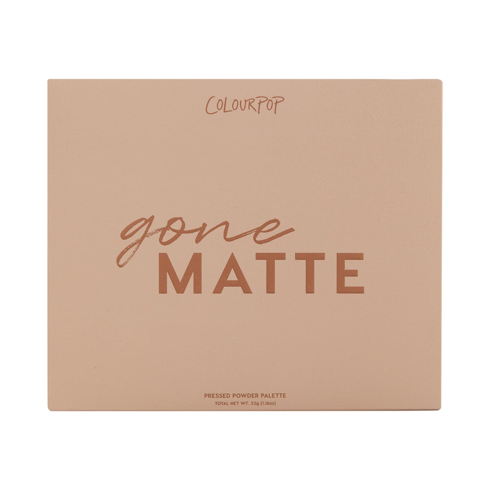 ColourPop gone matte styled on dressing table showing polished evening-ready makeup look