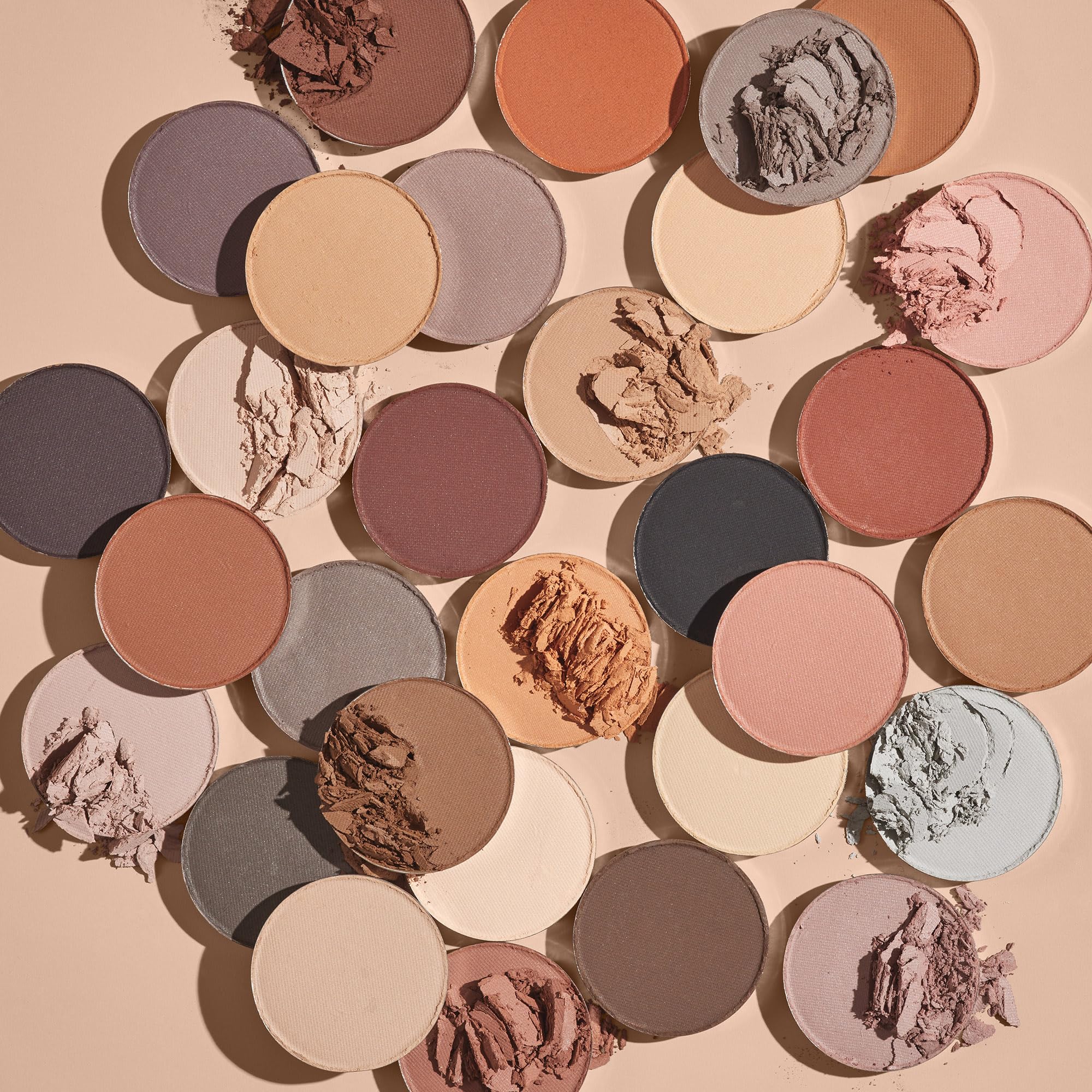 ColourPop gone matte close-up of pans highlighting pigment density and finish contrast