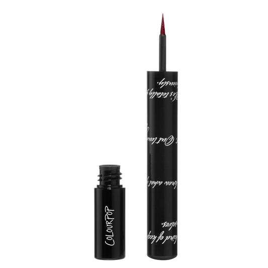 ColourPop Graphix Ink Liner Vampire precision tip close-up illustrating flexible tip for clean lines