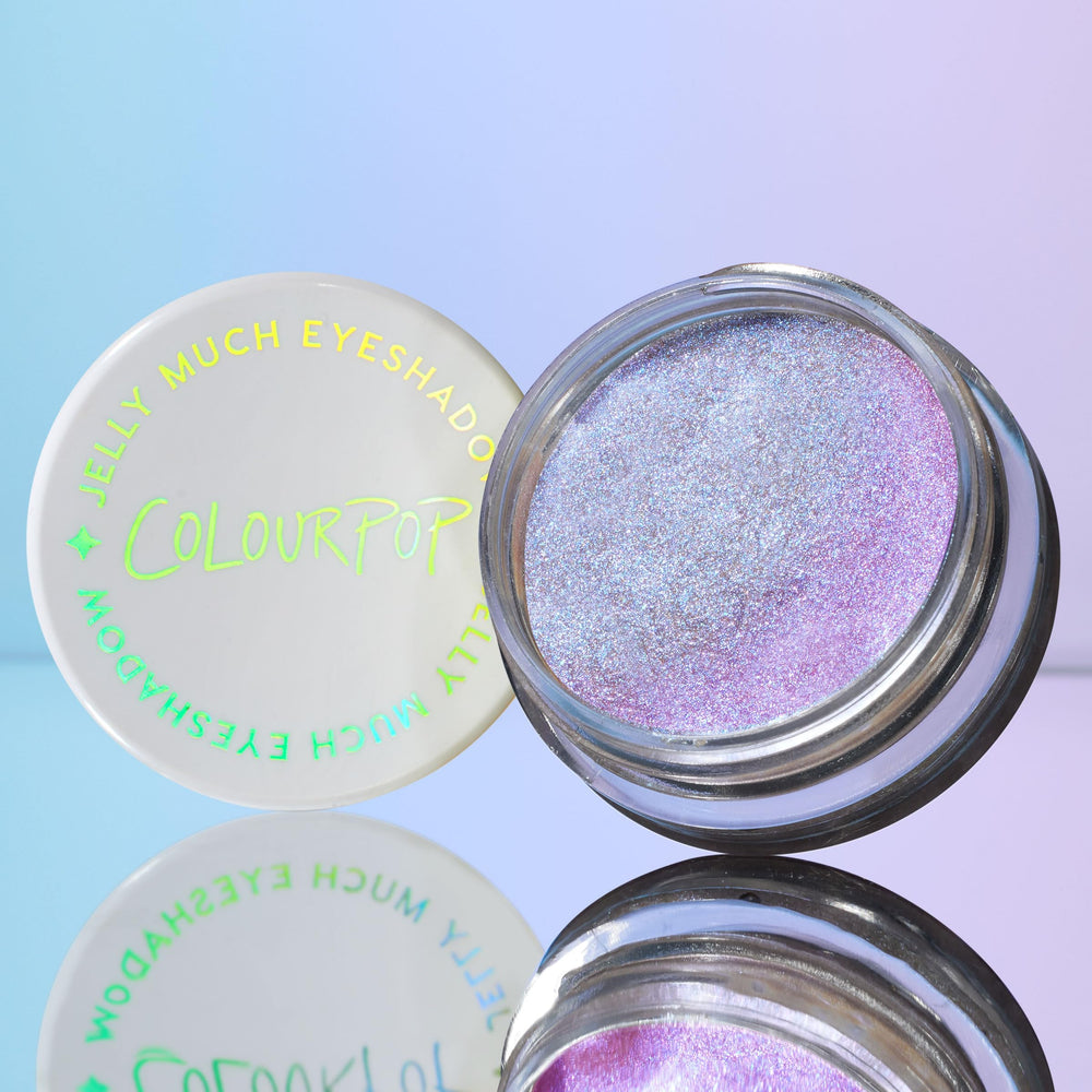 ColourPop Hallucinogenius worn on model eyelid showcasing bold metallic finish and dimension