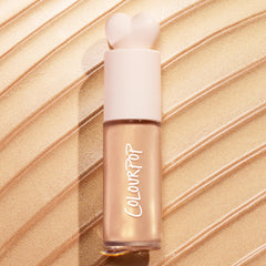 ColourPop Hi-Lite mixed with moisturizer demonstrating even all-over glow