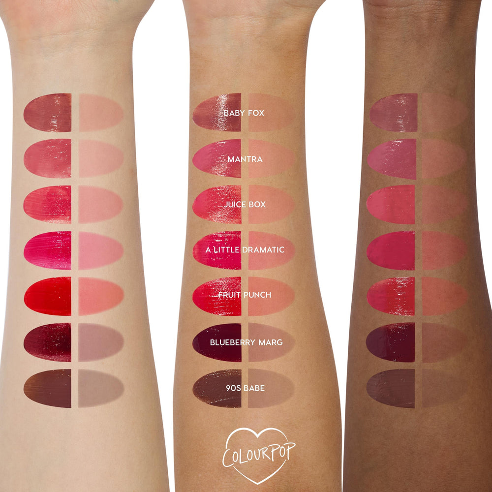 ColourPop HydraPop center-applied popsicle gradient showing soft ombré effect benefit