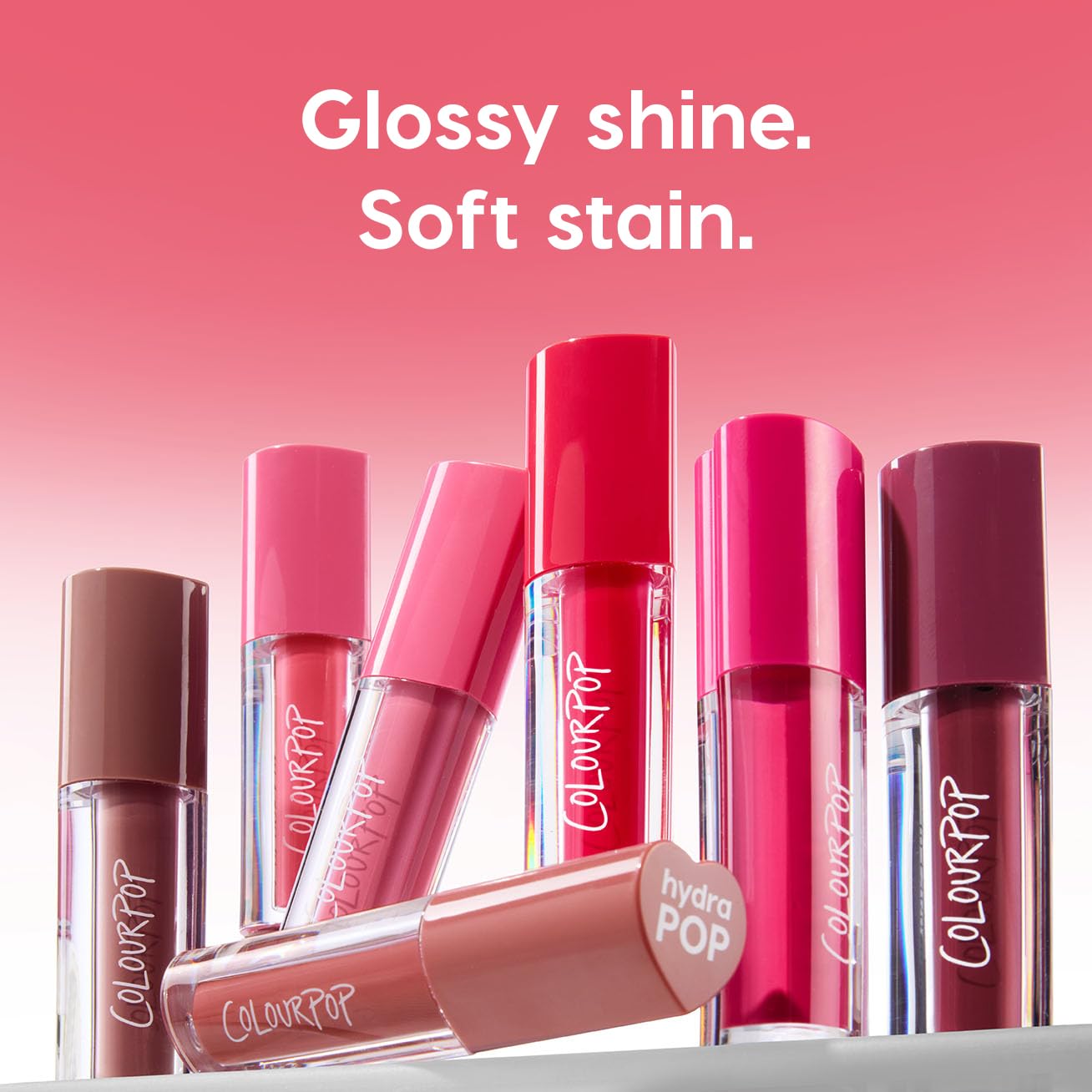 ColourPop HydraPop gradient popsicle lip demo showing center-focused blend technique