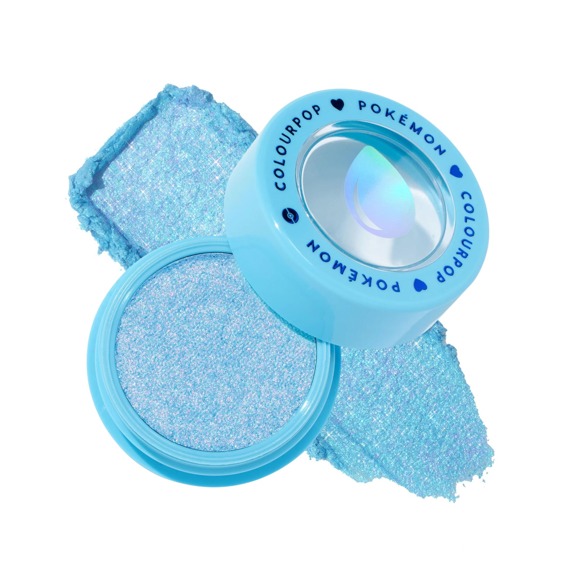 ColourPop Hydro Pump front compact showing Squirtle-inspired shimmer benefit