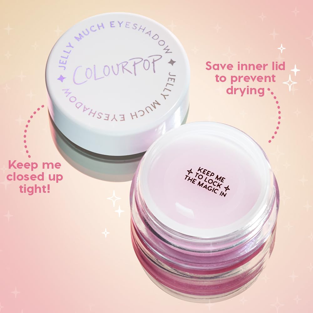 ColourPop jelly much sage lid closed to show compact storage and freshness preservation