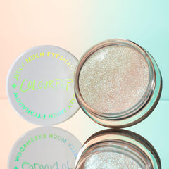 ColourPop jelly much sage worn by model in daylight for wearable natural pop
