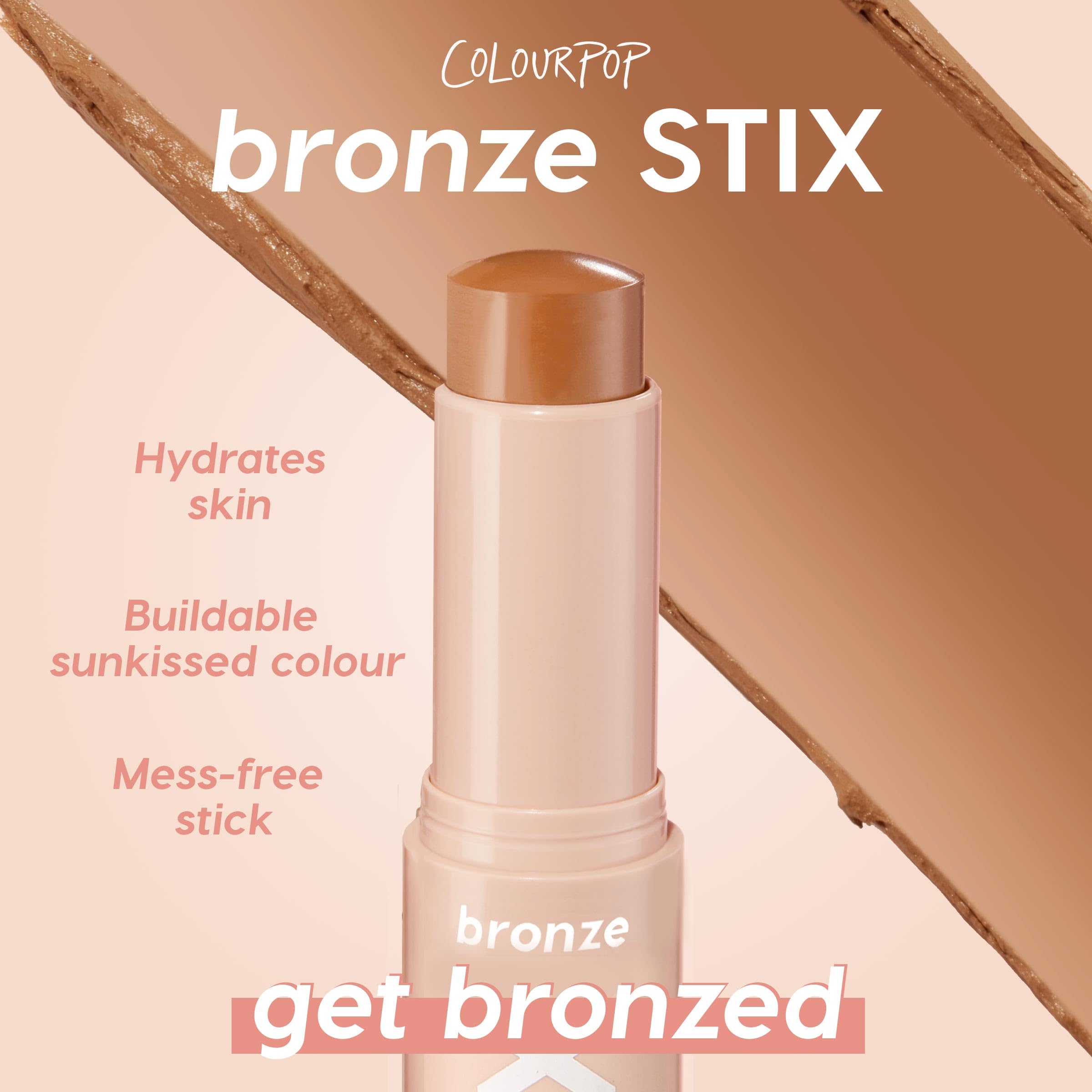ColourPop Laguna Beach tip closeup displaying creamy texture and blendability