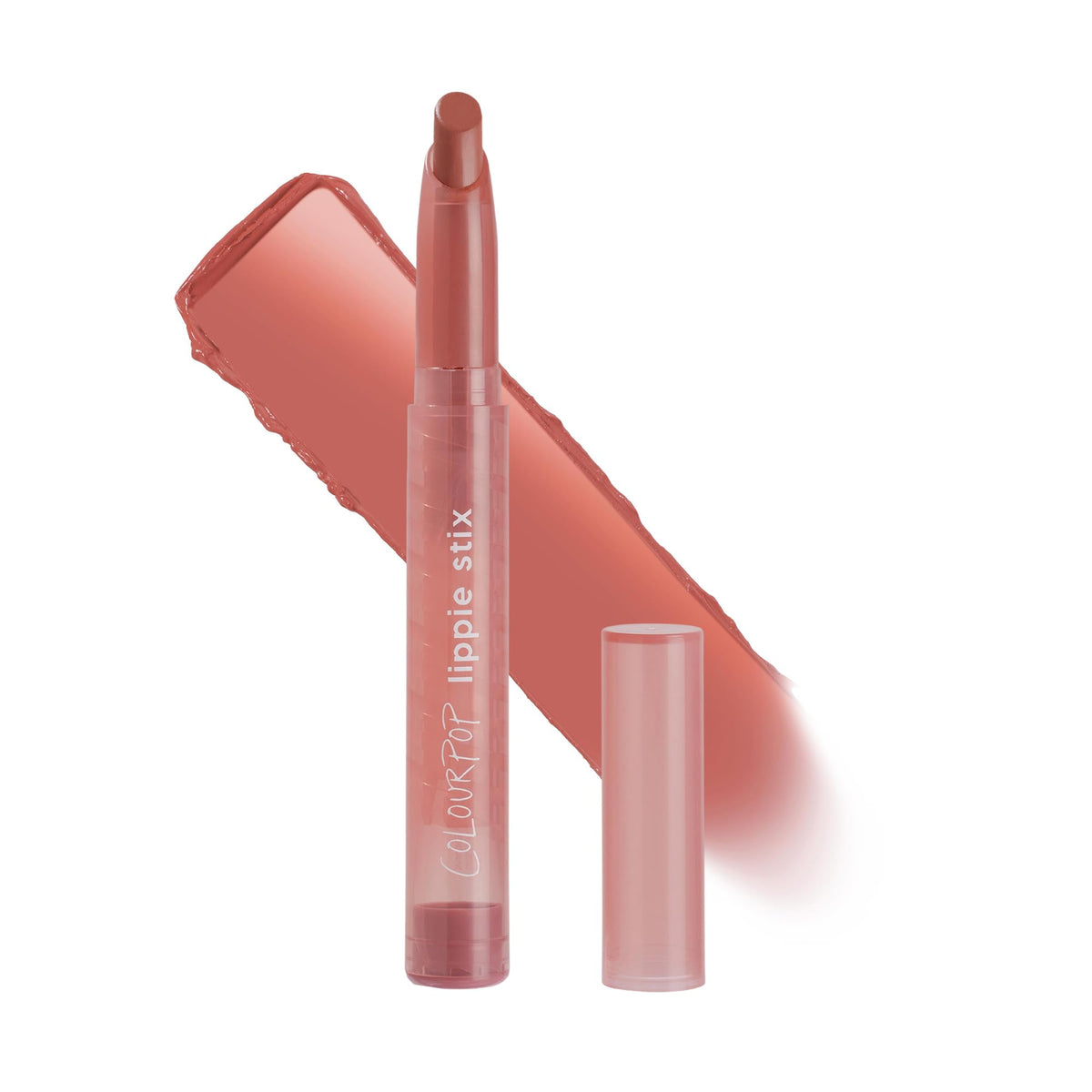 ColourPop Lippie Stix front view showing packaging and shade Brink for easy selection