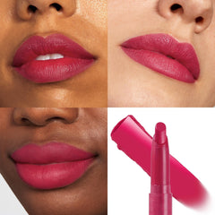 Close-up of ColourPop Lippie Stix texture highlighting creamy matte finish and smooth glide