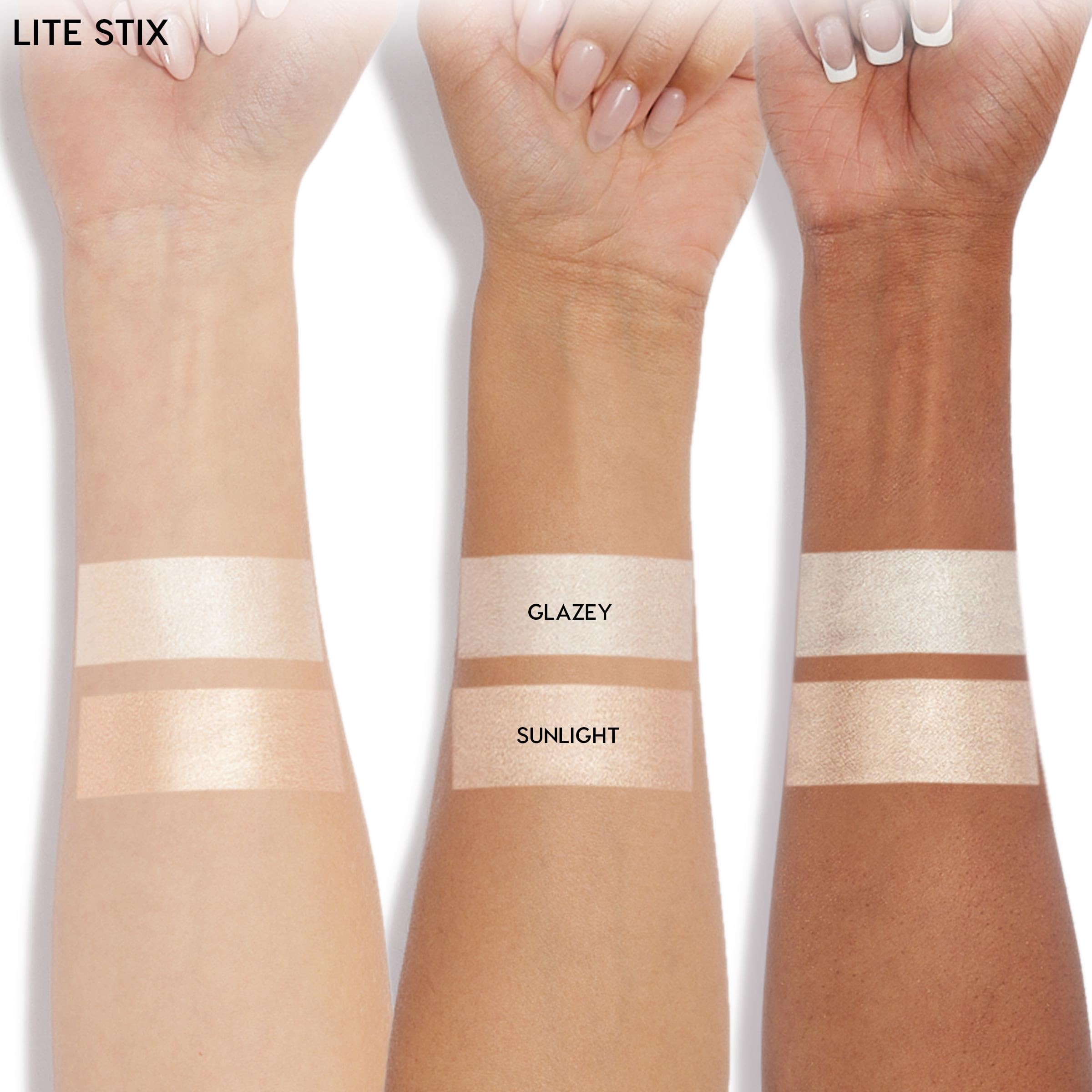 ColourPop Lite Stix applying to cheekbone demonstrating easy on-the-go glow