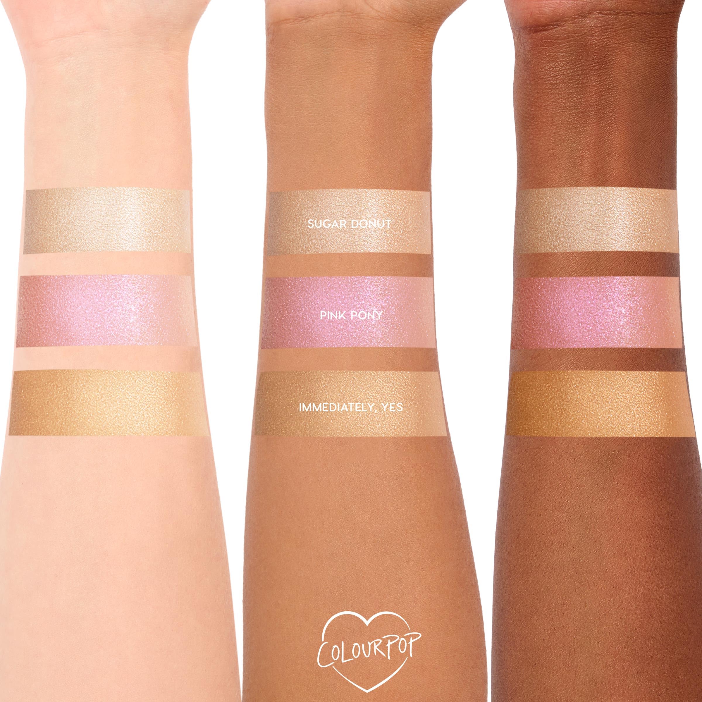 ColourPop mixed into foundation showing customizable all-over luminous finish