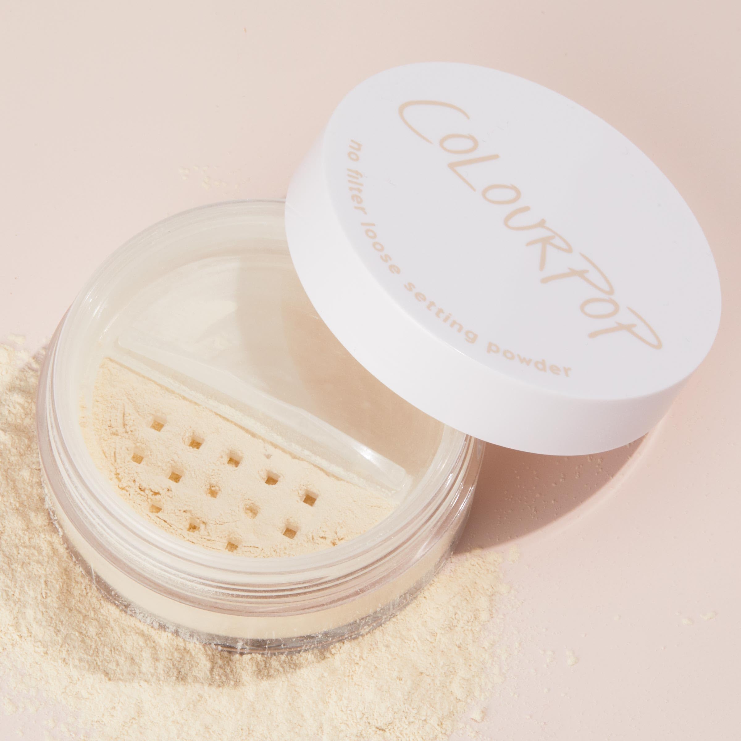ColourPop powder texture close-up highlighting ultra-fine particles for smooth skin