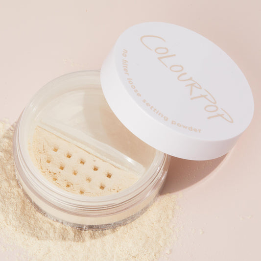 ColourPop powder texture close-up highlighting ultra-fine particles for smooth skin