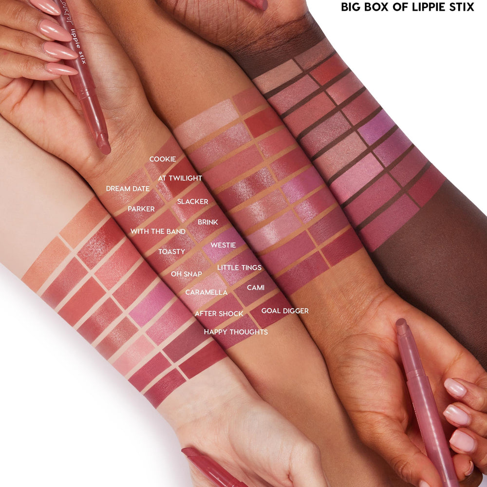 ColourPop Oh Snap on lips demonstrating pink-nude tone and natural enhancement