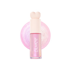 ColourPop Pink Pony tube front showing compact shimmer and easy application