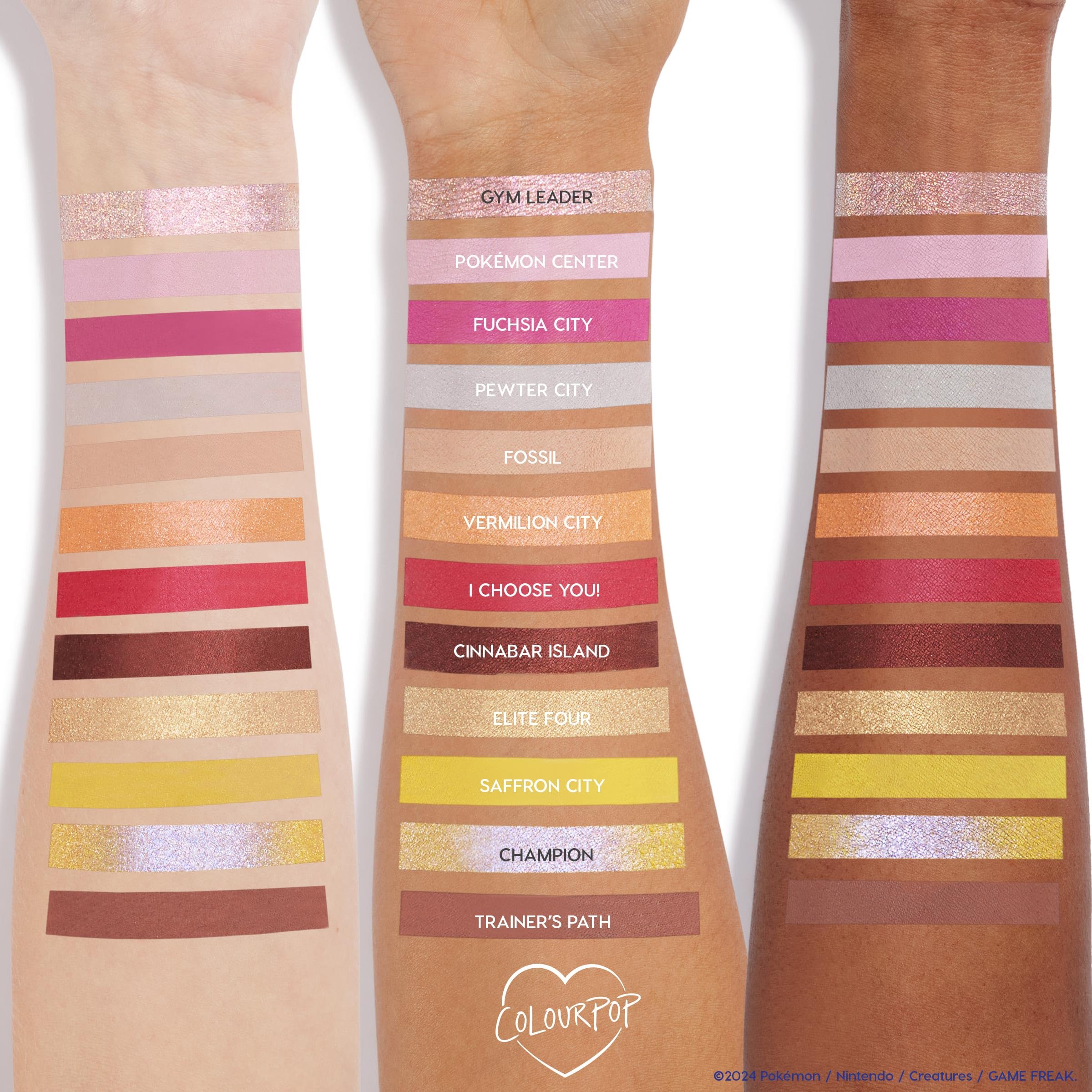 ColourPop palette held in hand showing compact size and travel-friendly benefit