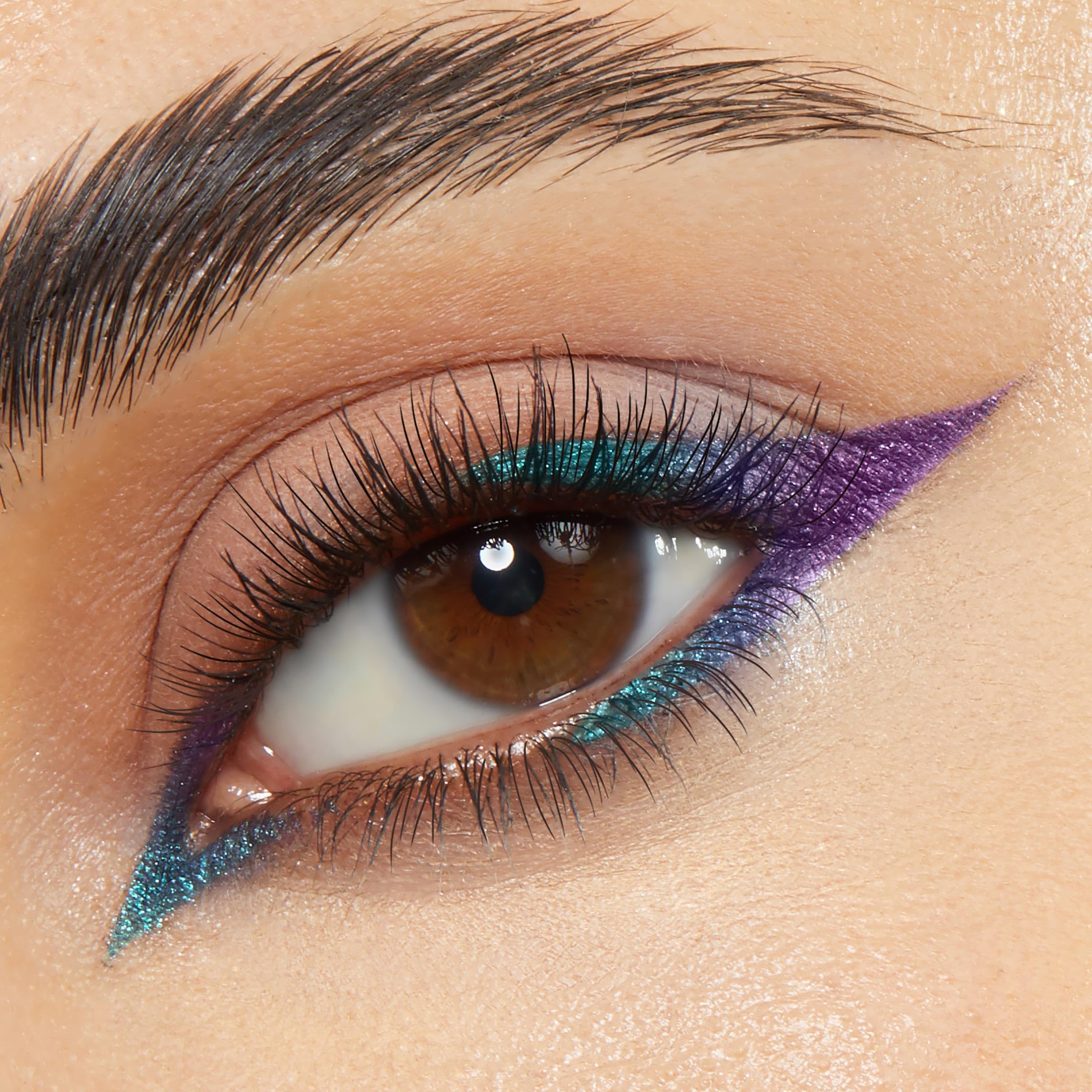 ColourPop Power Trip texture swatch on skin showing rich pigmentation
