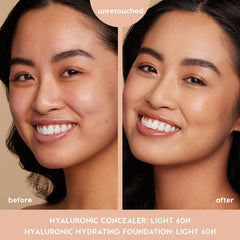 ColourPop Pretty Fresh concealer open with wand over compact, demonstrates precise application