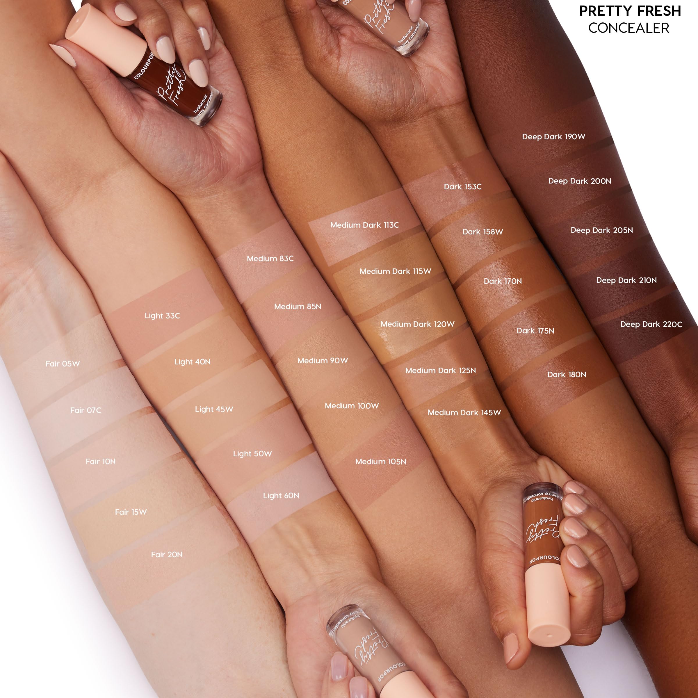 ColourPop concealer creamy texture close-up showing blendable hydration benefit