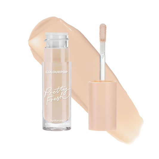 ColourPop Pretty Fresh concealer front packaging showing tube and cap, easy to apply