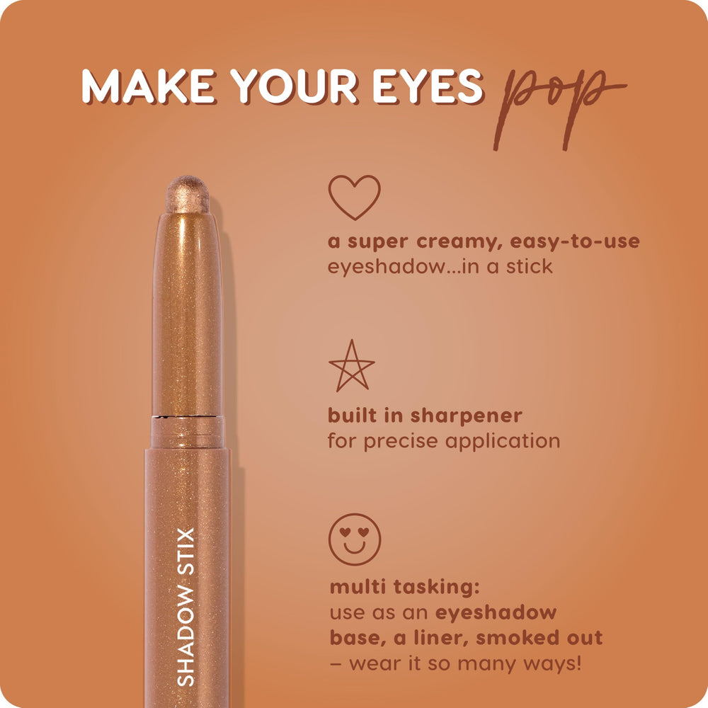 Built-in sharpener detail on ColourPop Shadow Stix for controlled sharpening