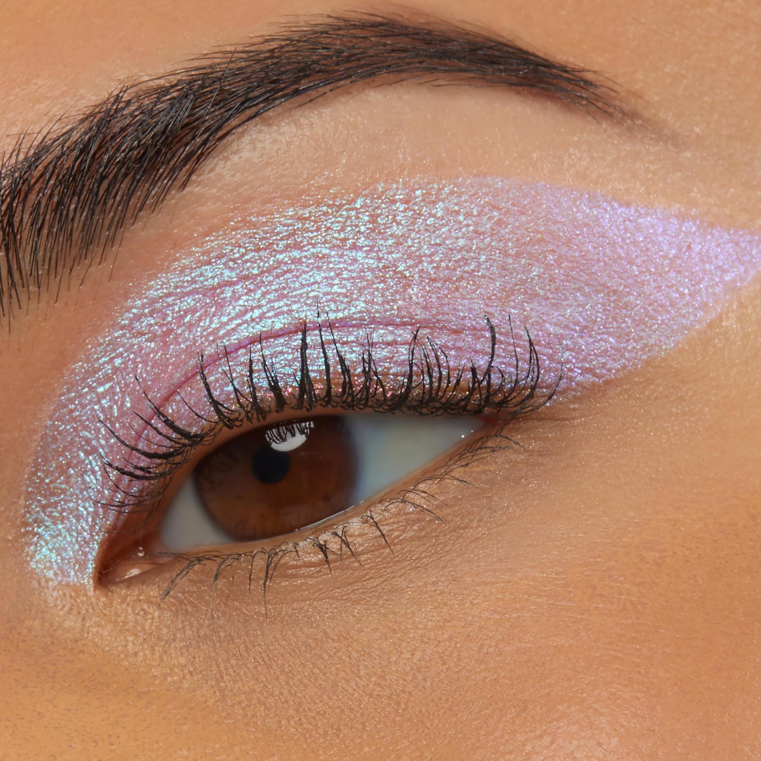 ColourPop Shadow Stix Disco Disco arm swatches showing multichrome shift and blendability