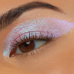 ColourPop Shadow Stix Disco Disco arm swatches showing multichrome shift and blendability