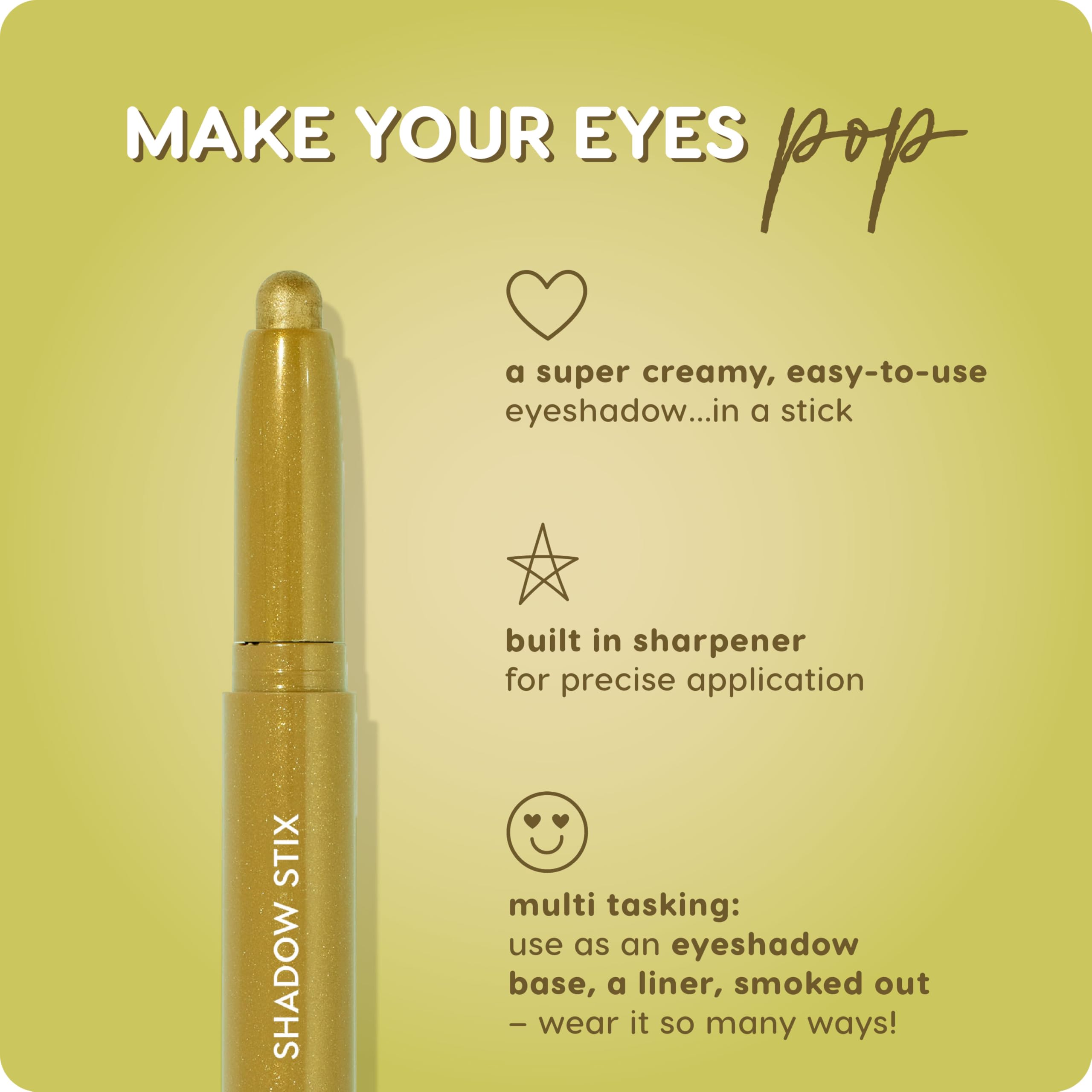 ColourPop Shadow Stix Flex applied on eyelid demonstrating blendable color and smooth finish