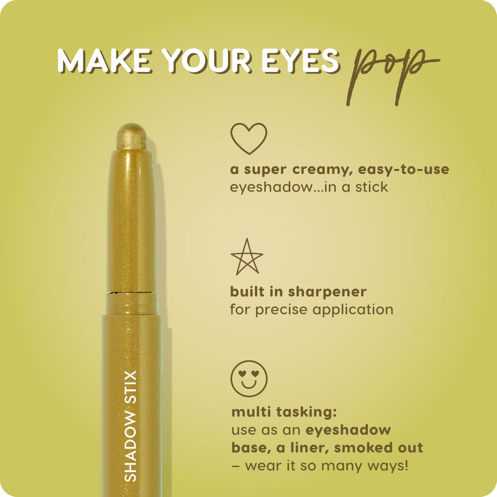 ColourPop Shadow Stix Flex applied on eyelid demonstrating blendable color and smooth finish