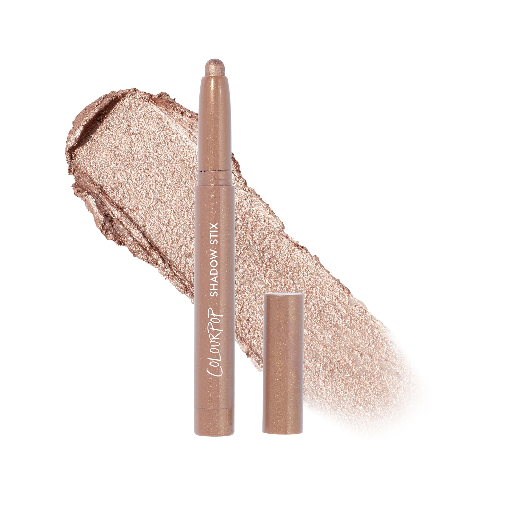ColourPop Shadow Stix Socialite front packaging showing product and cap, clear branding and benefit
