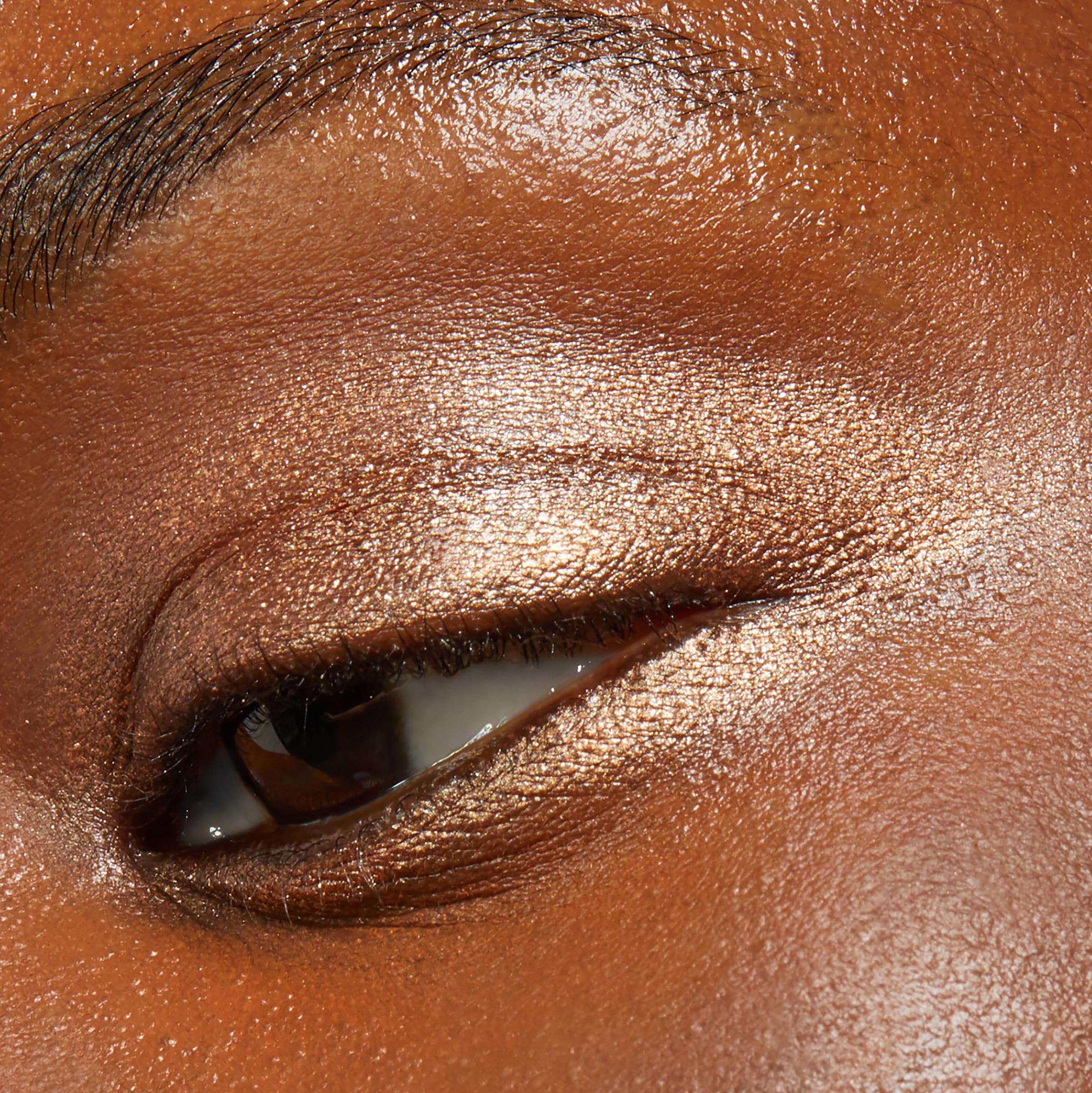 Creamy texture swipe of ColourPop Shadow Stix showing smooth blendable payoff