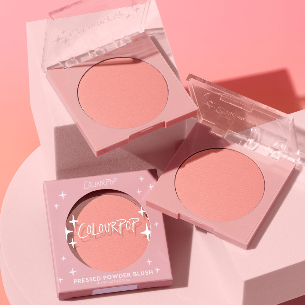 ColourPop Silky Powder Blush close-up of texture showing silky matte finish