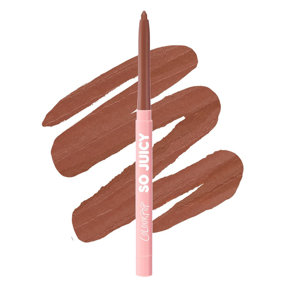 ColourPop So Juicy Jaguar front packaging showing shade and slim retractable pencil for precision
